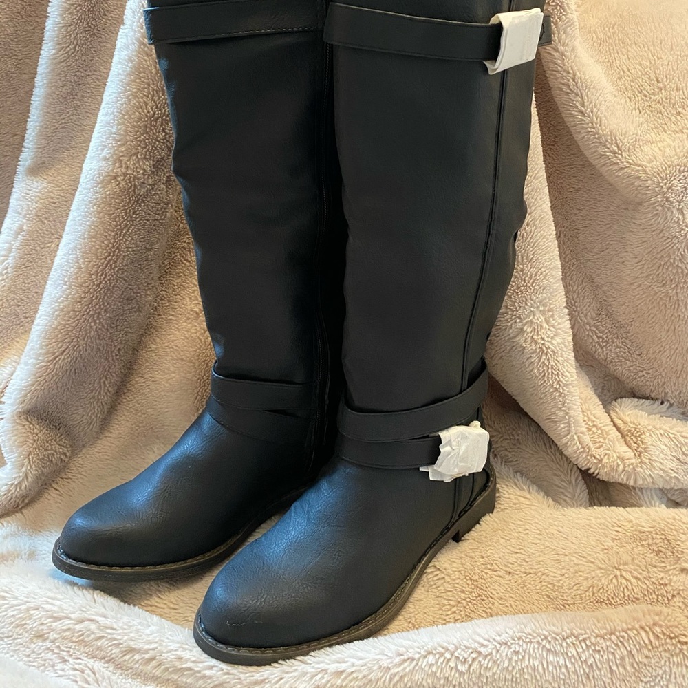 JustFab knee high boots (wide calf)
